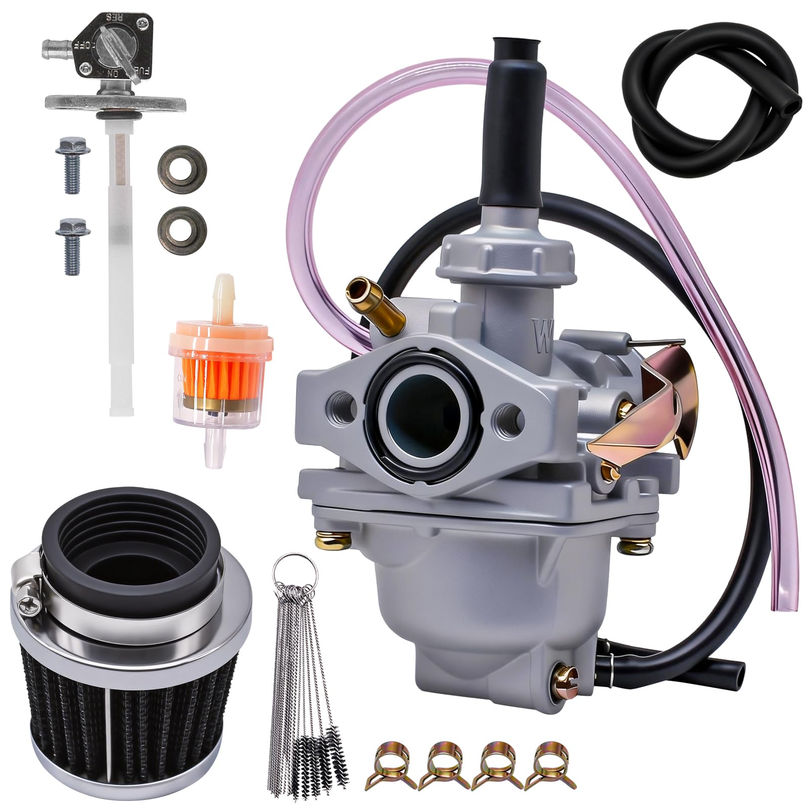 JDLLONG carburetor CRF50F close-up showing precise components for reliable fit.
