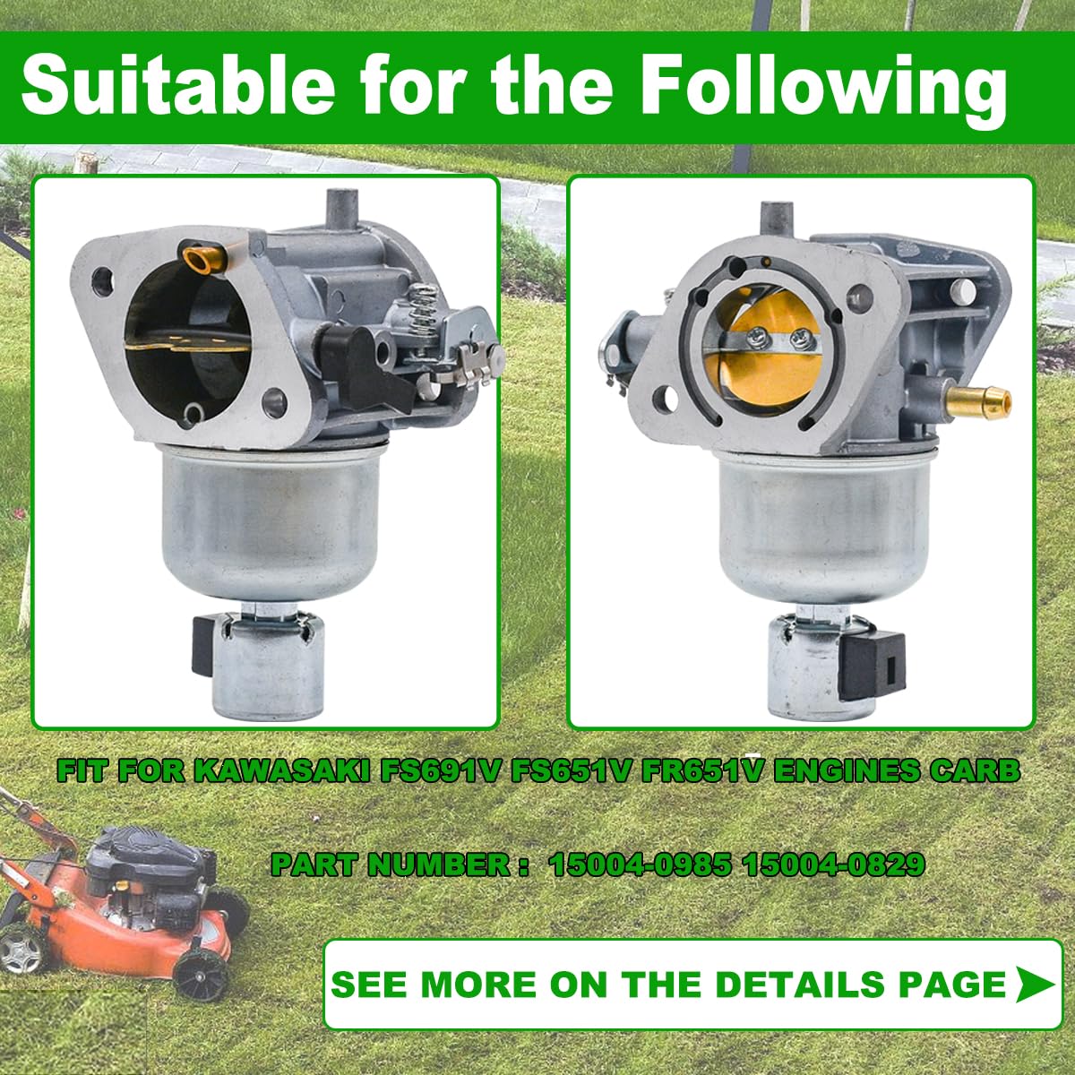 Carburetor installed on John Deere X320 X380 X324 for smoother starts.
