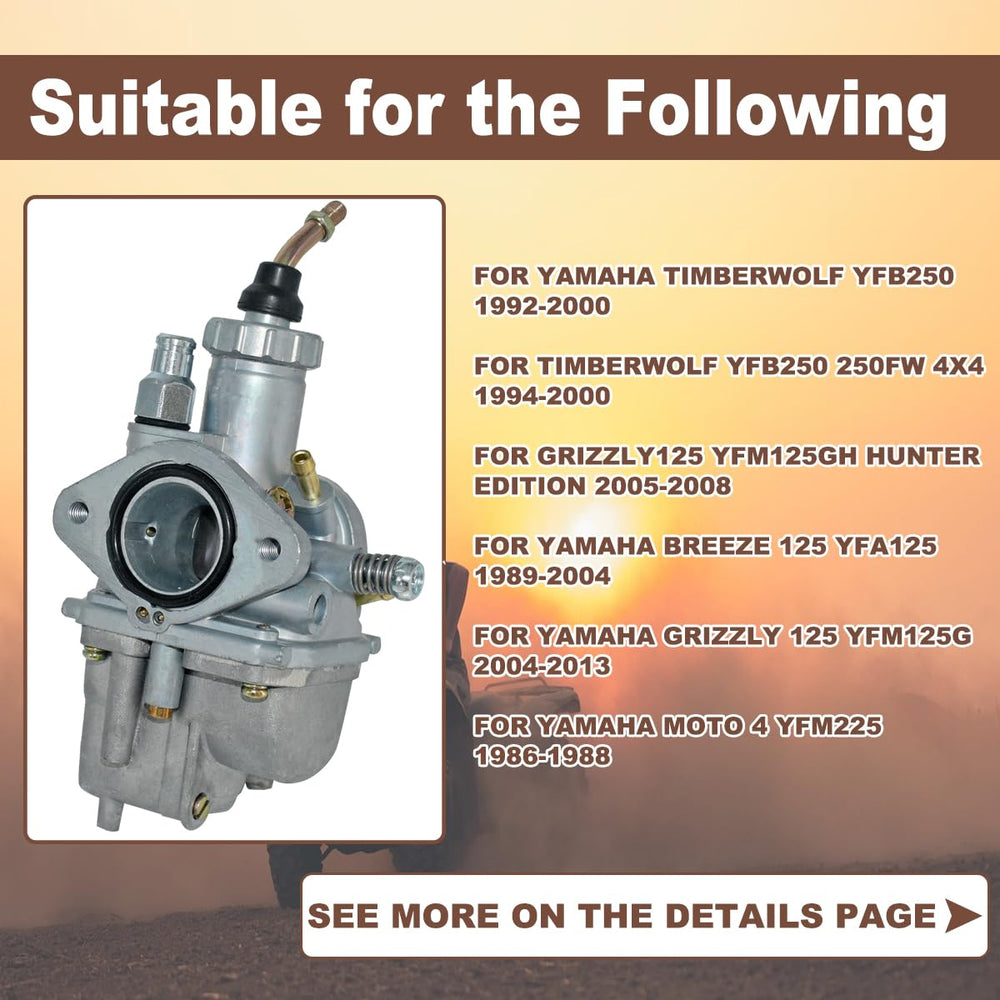 JDLLONG mounting gasket kit simplifies installation and sealing for ATV carburetors.