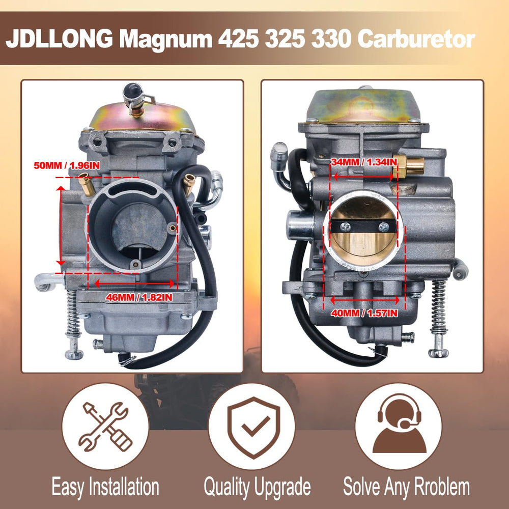JDLLONG Polaris Trail Boss carburetor kit for improved fuel delivery.
