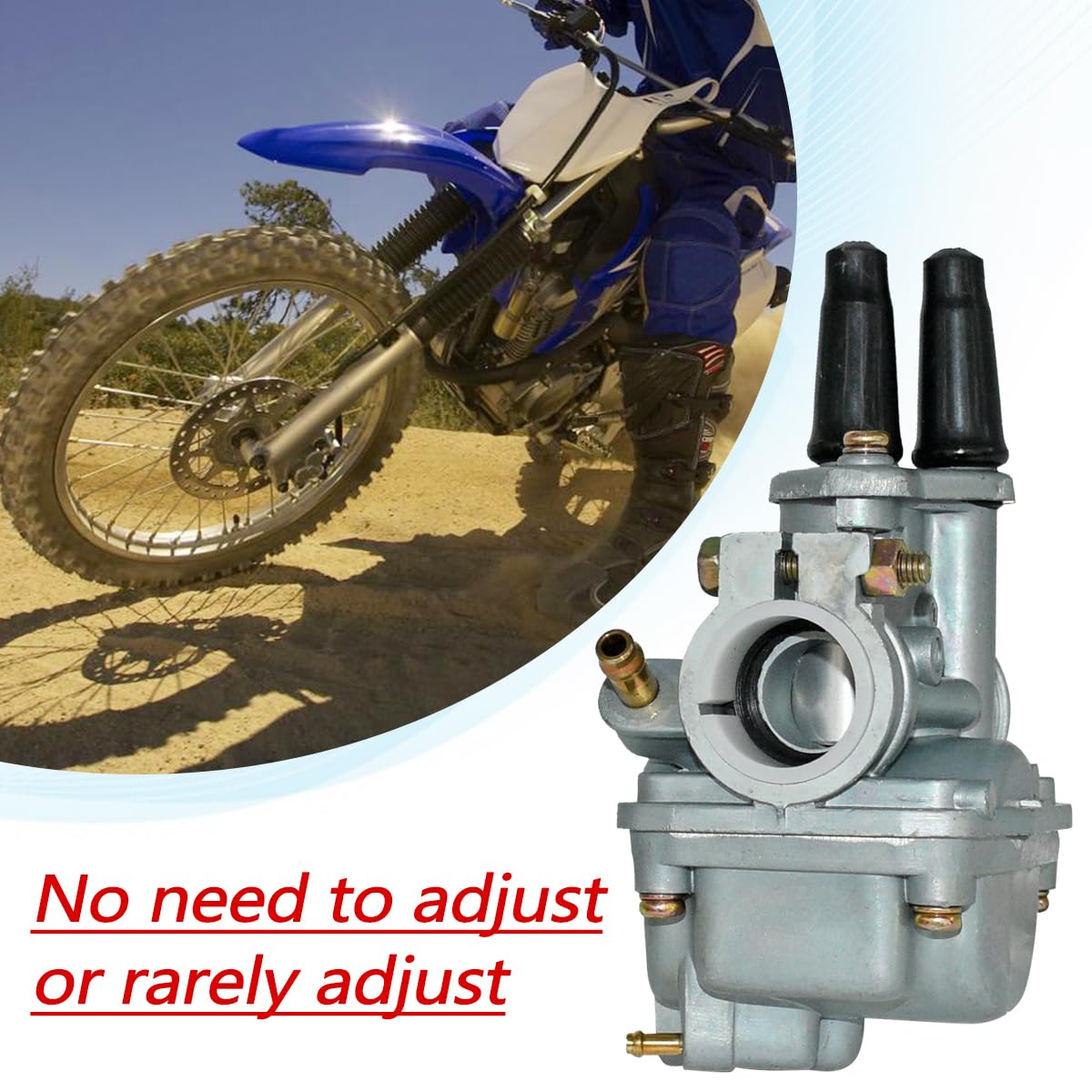 JDLLONG PW80 throttle cable assembly improves reliability during rides.