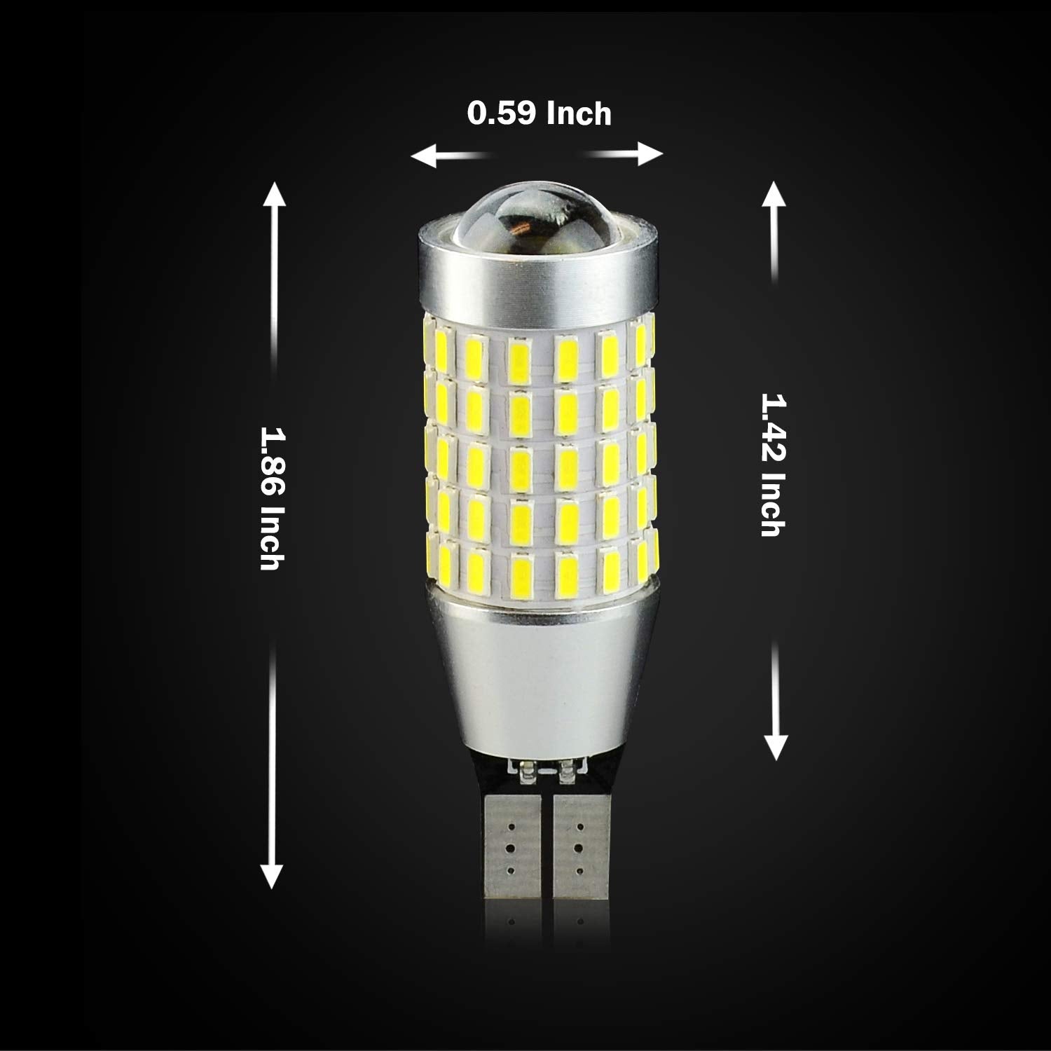 Two bulbs per order from JDM ASTAR for easy replacement