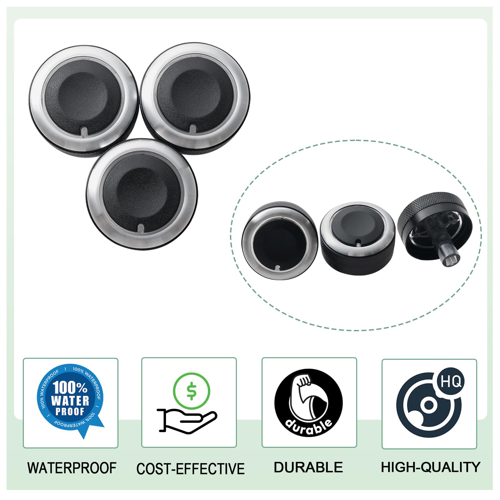 JDMCAR easy installation knob for Tundra; swap in minutes.