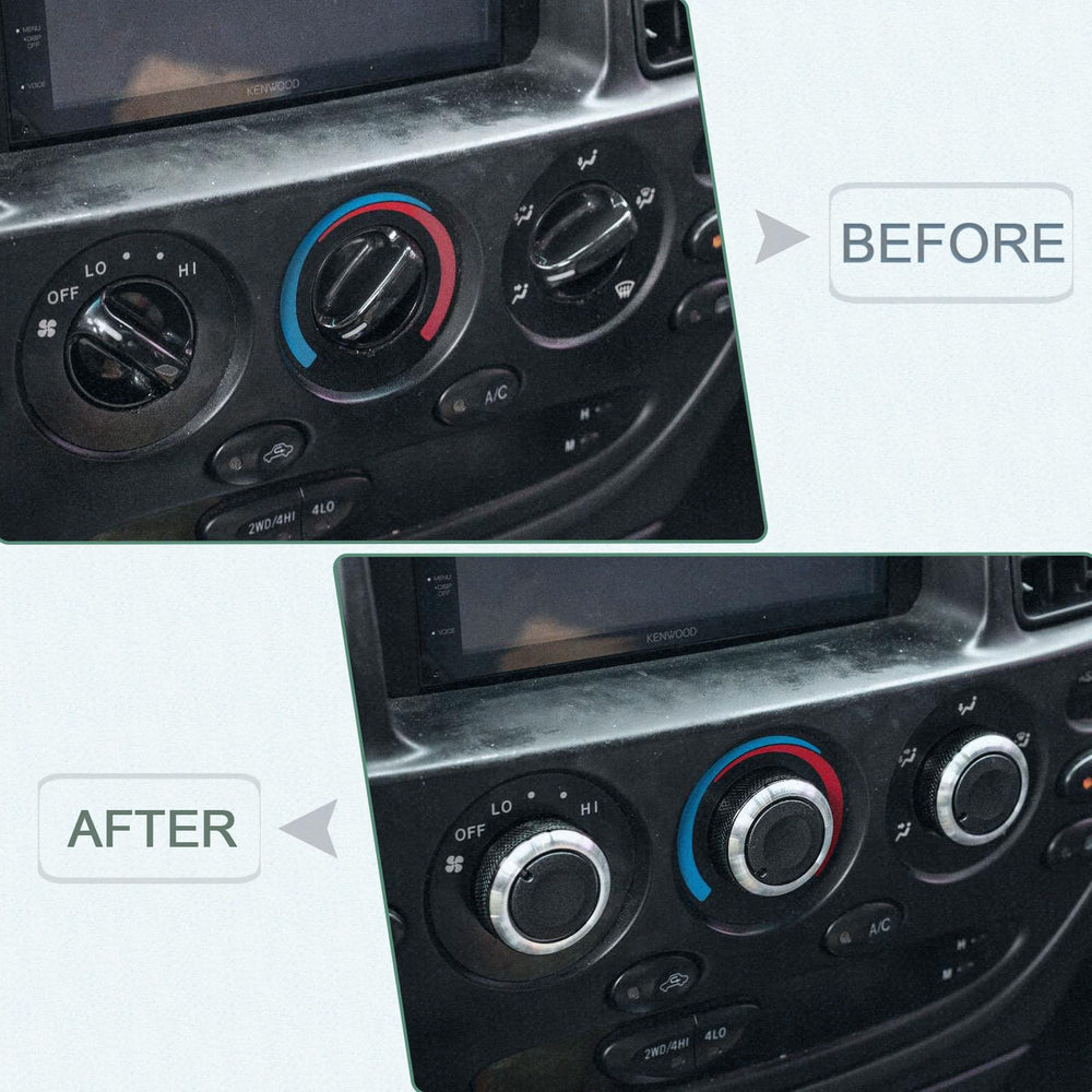 JDMCAR illuminated knob improves night visibility of climate controls.