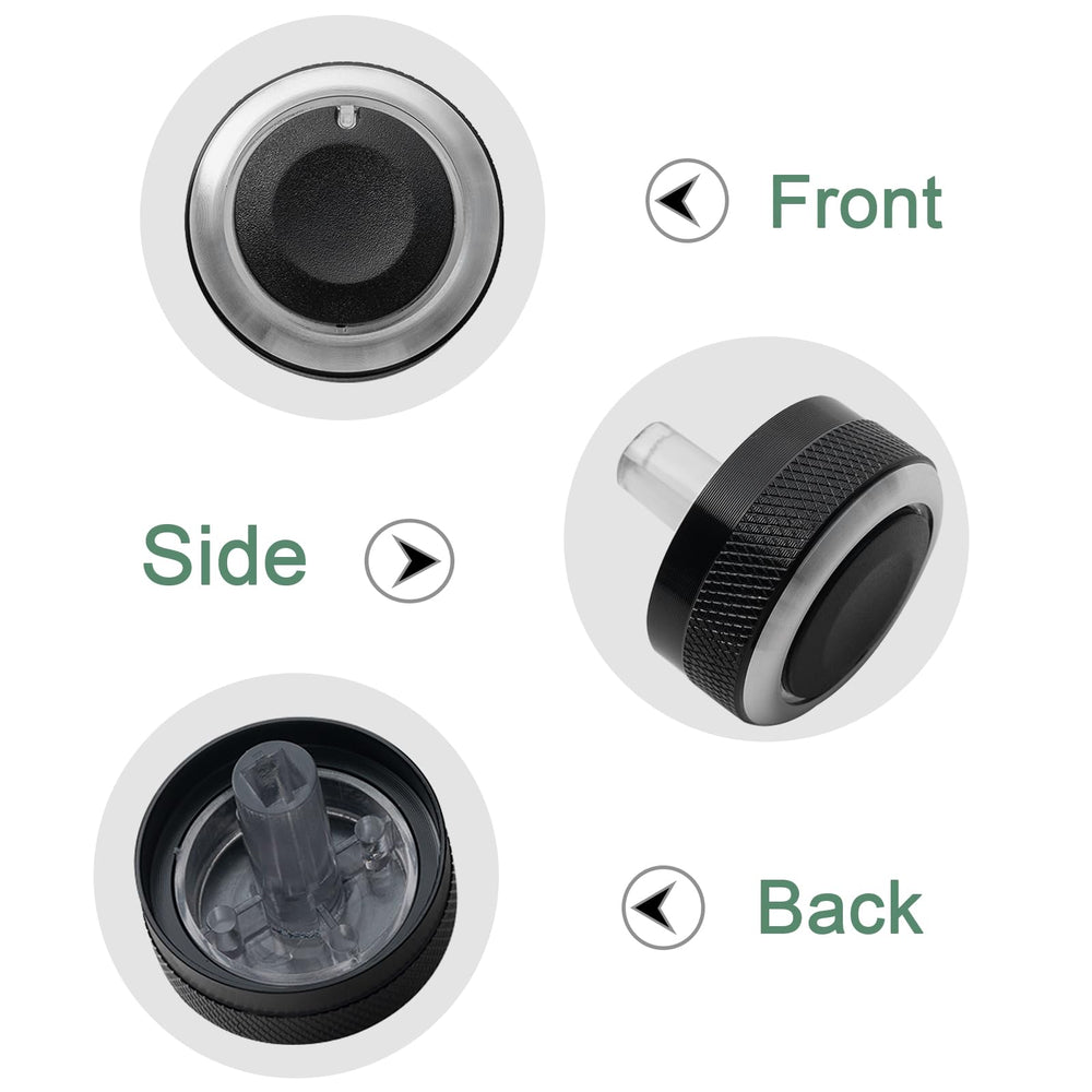 JDMCAR premium aluminum and plastic knob for durable dashboard accessory.