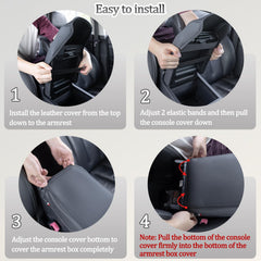 JDMCAR center-console-cover guards the entire top and sides against wear.