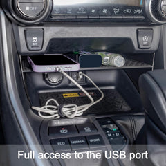 JDMCAR OEM-fit Rav4 organizer blends with interior trim.