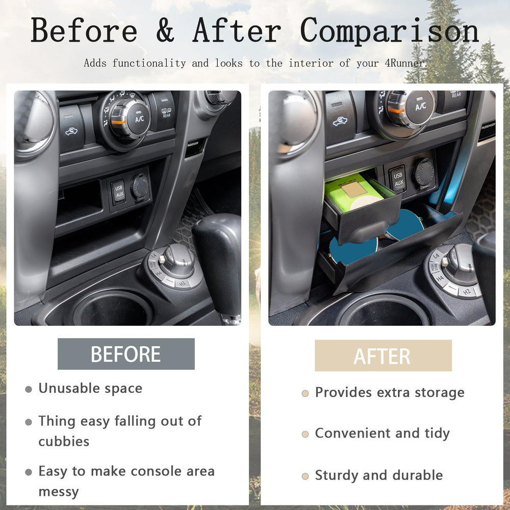 JDMCAR compact storage maximizes unused dash space for a tidier cabin.