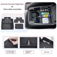 JDMCAR two-layer storage expands space for daily items and larger essentials.