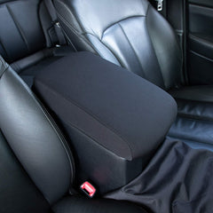 JDMCAR center console cover soft neoprene material; enhances comfort and elbow support.