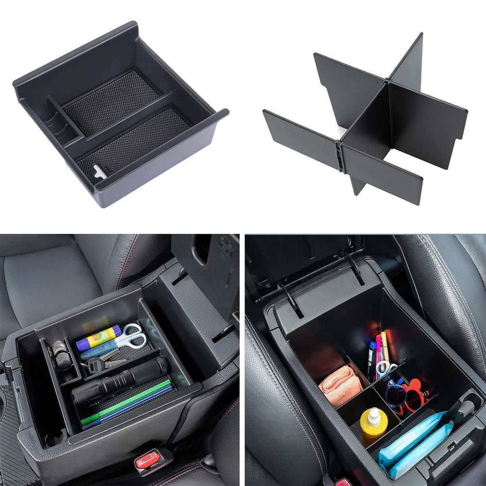 JDMCAR center console organizer base-fit for 4Runner keeps essentials tidy.