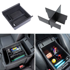 JDMCAR center console organizer base-fit for 4Runner keeps essentials tidy.