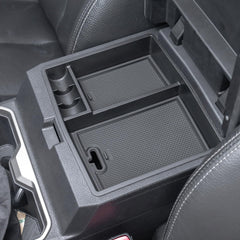 JDMCAR center console organizer for Tacoma keeps small items organized and easy to reach.