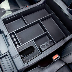 JDMCAR center console organizer for Toyota Tundra full tray keeps items organized.