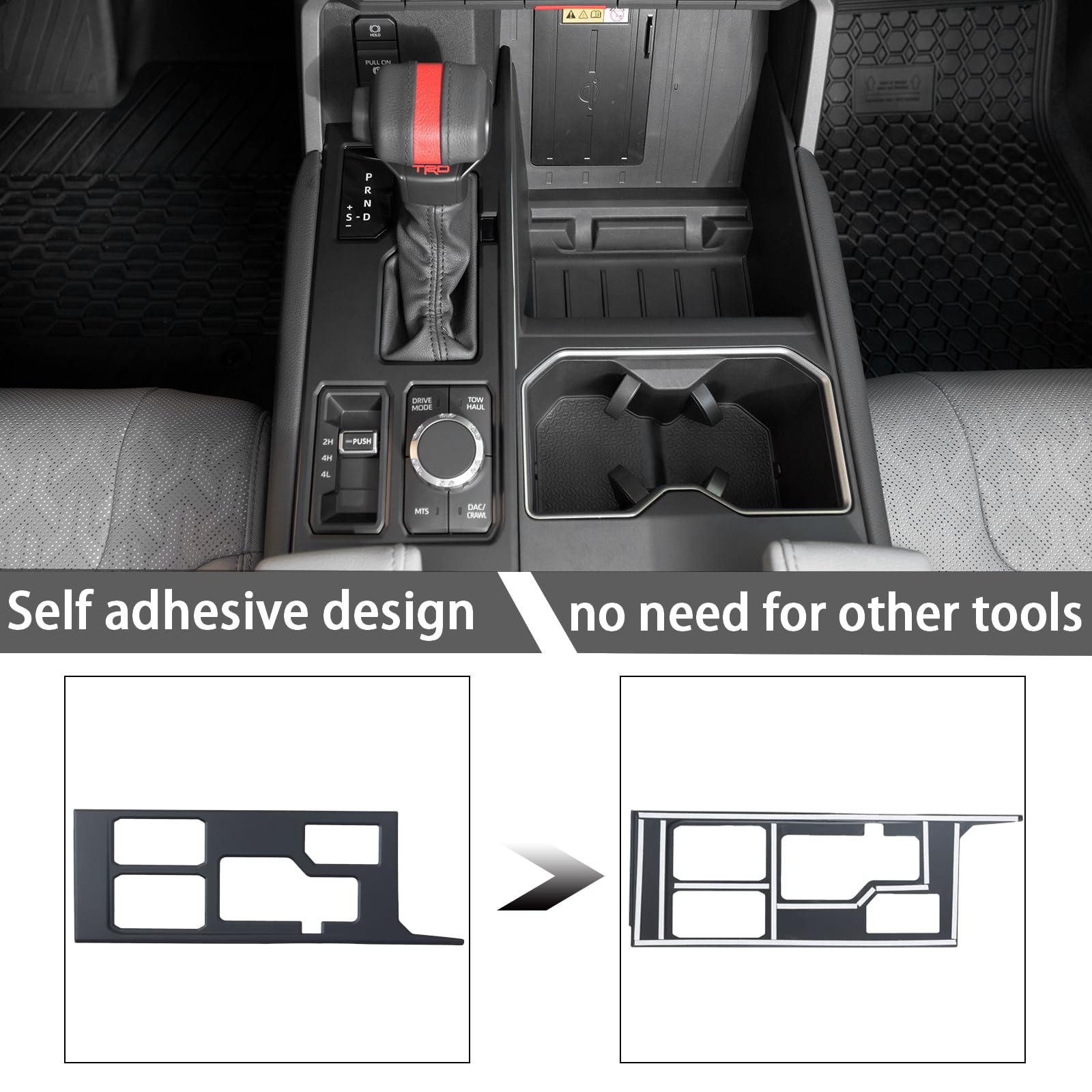 JDMCAR Tundra fitment demo with matte finish complementing interior aesthetics