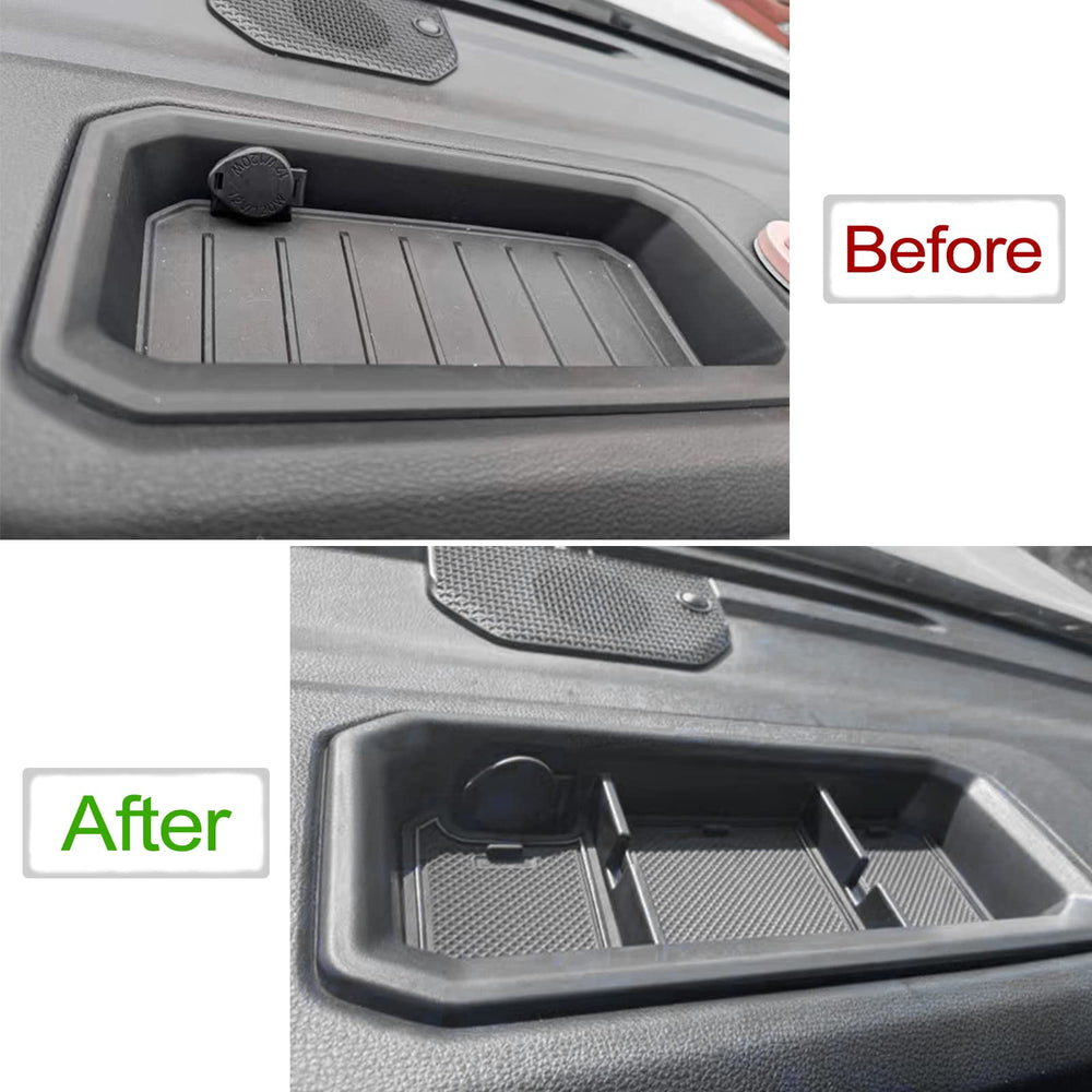 JDMCAR dashboard tray for Sequoia front view presents tidy console storage.
