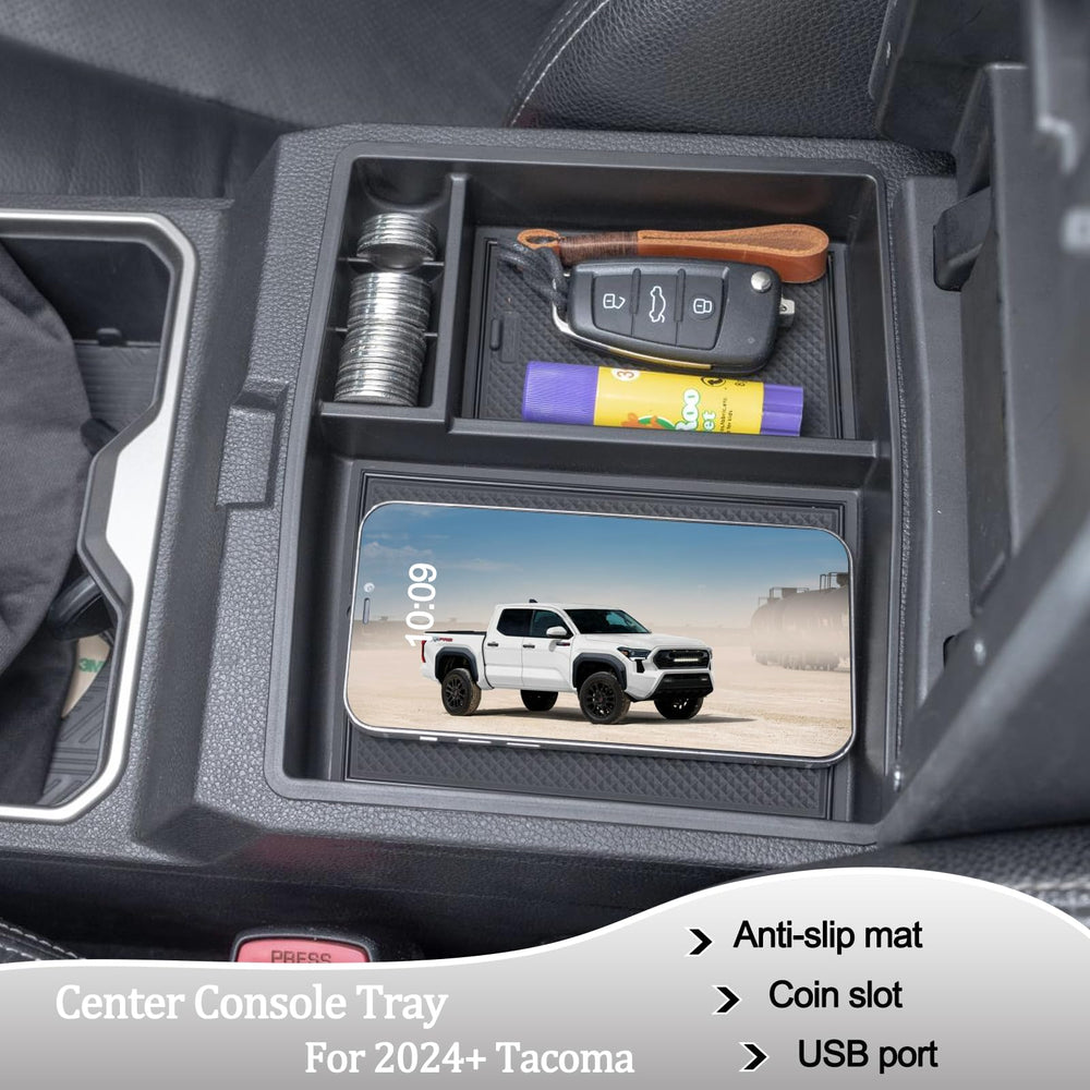 JDMCAR durable ABS plastic construction delivers long-lasting center console use.