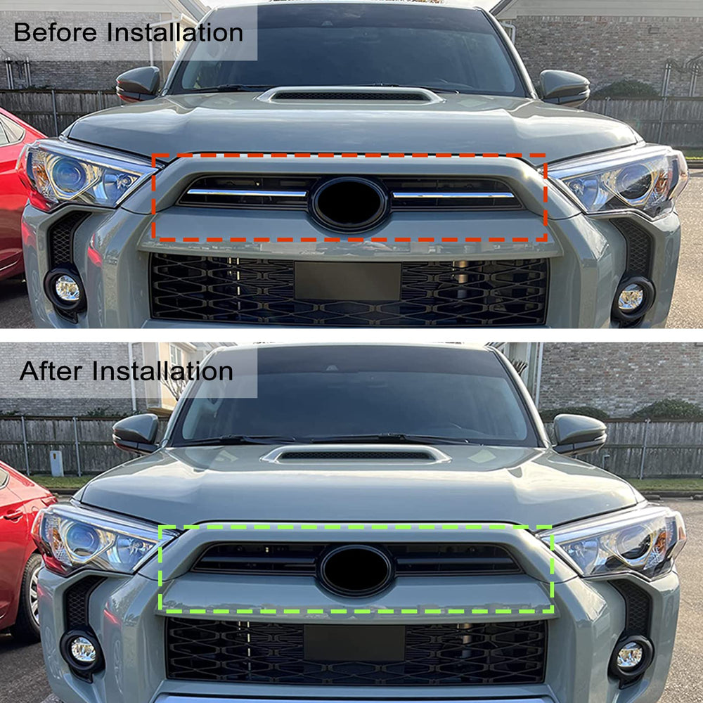 JDMCAR matte black grille trim close-up showing sleek finish and protection