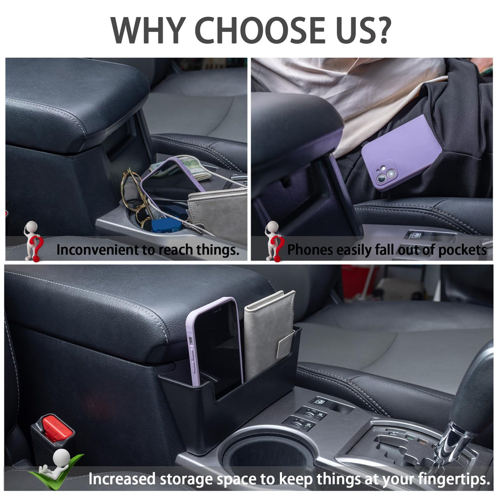 JDMCAR non-slip mat prevents items from sliding and rattling.