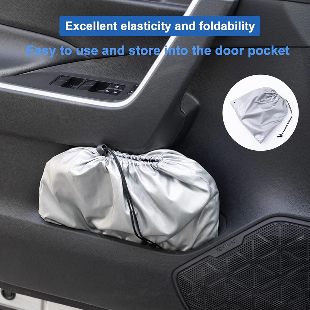 Interior protection from JDMCAR sun shade preserves dash and upholstery