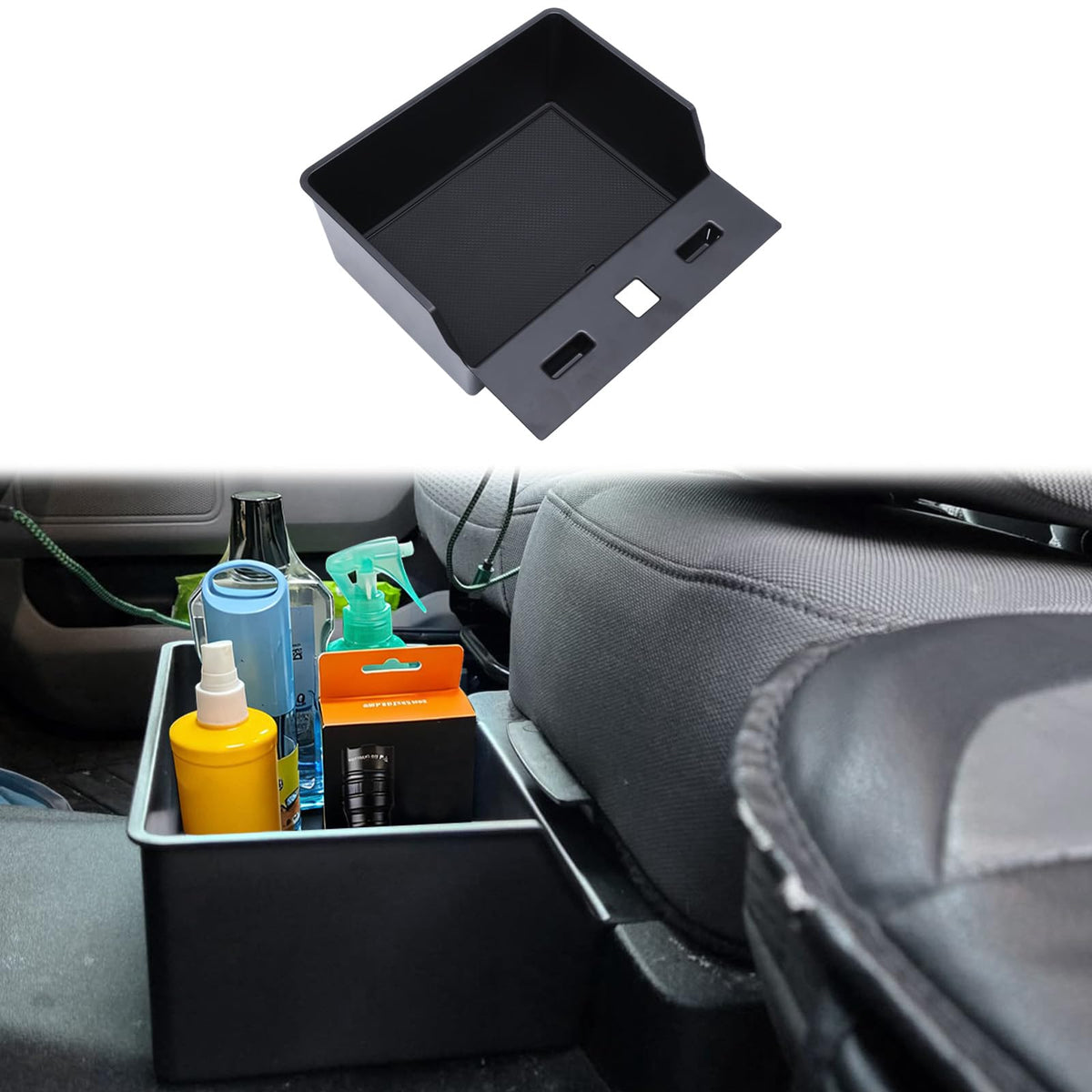 JDMCAR underseat storage tray fits Ford F-150 and F-Series for seamless cabin integration.