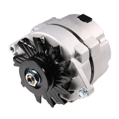 JDMSPEED 105A alternator front view shows compact self-exciting design for reliable vehicle power.