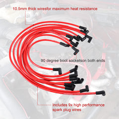 JDMSPEED wires connected to HEI in a Chevy small/big block setup