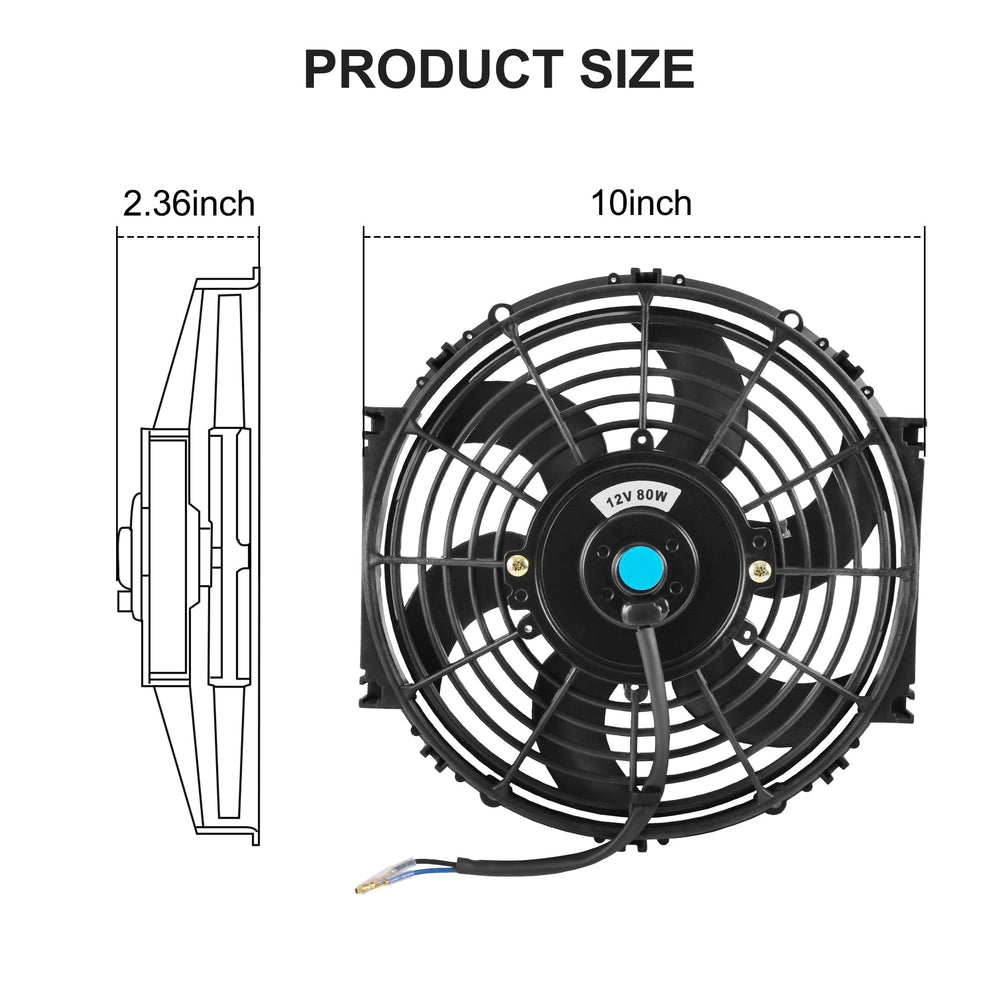 JDMSPEED fan install kit ready for quick mounting
