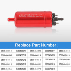 JDMSPEED 12mm push-on inlet connection for quick fuel line attachment