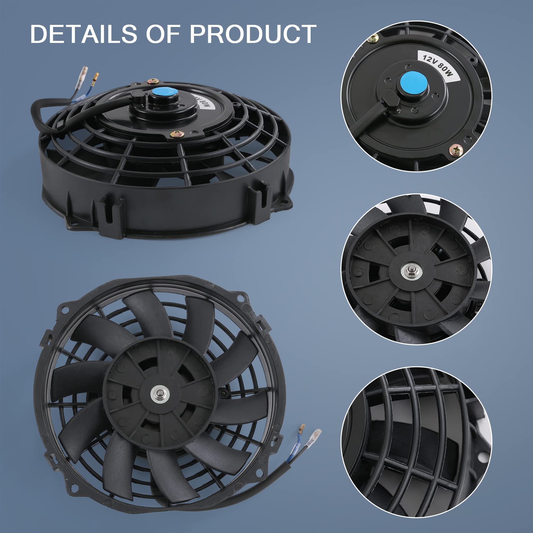 JDMSPEED 1350 CFM fan illustrating high airflow capacity