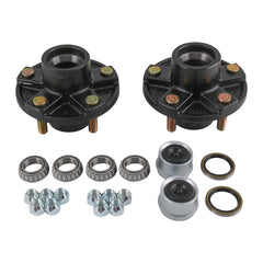 JDMSPEED 2-pack trailer idler hub kit 5-on-4-5 enables easy axle replacement