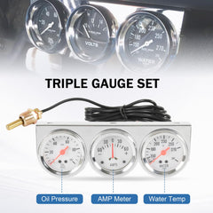 JDMSPEED AMP meter tracks electrical current for battery awareness.