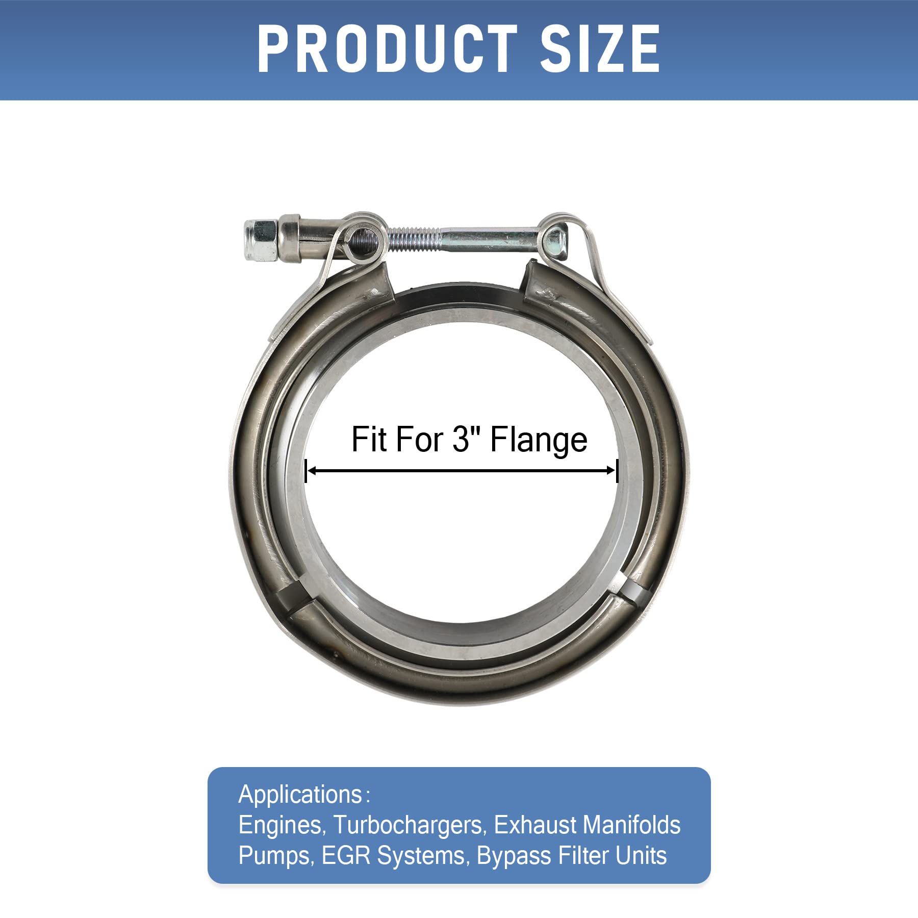 JDMSPEED 3in turbo downpipe flange enables fast removal and reattachment