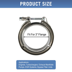 JDMSPEED 3in turbo downpipe flange enables fast removal and reattachment