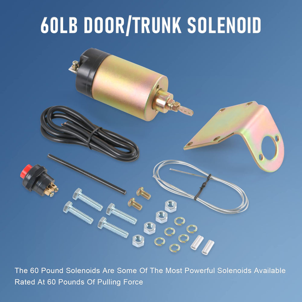 JDMSPEED 60lb trunk solenoid popper in action for quick access