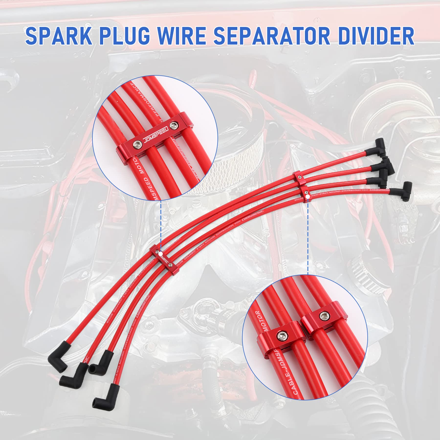 JDMSPEED red Allen key included for easy installation
