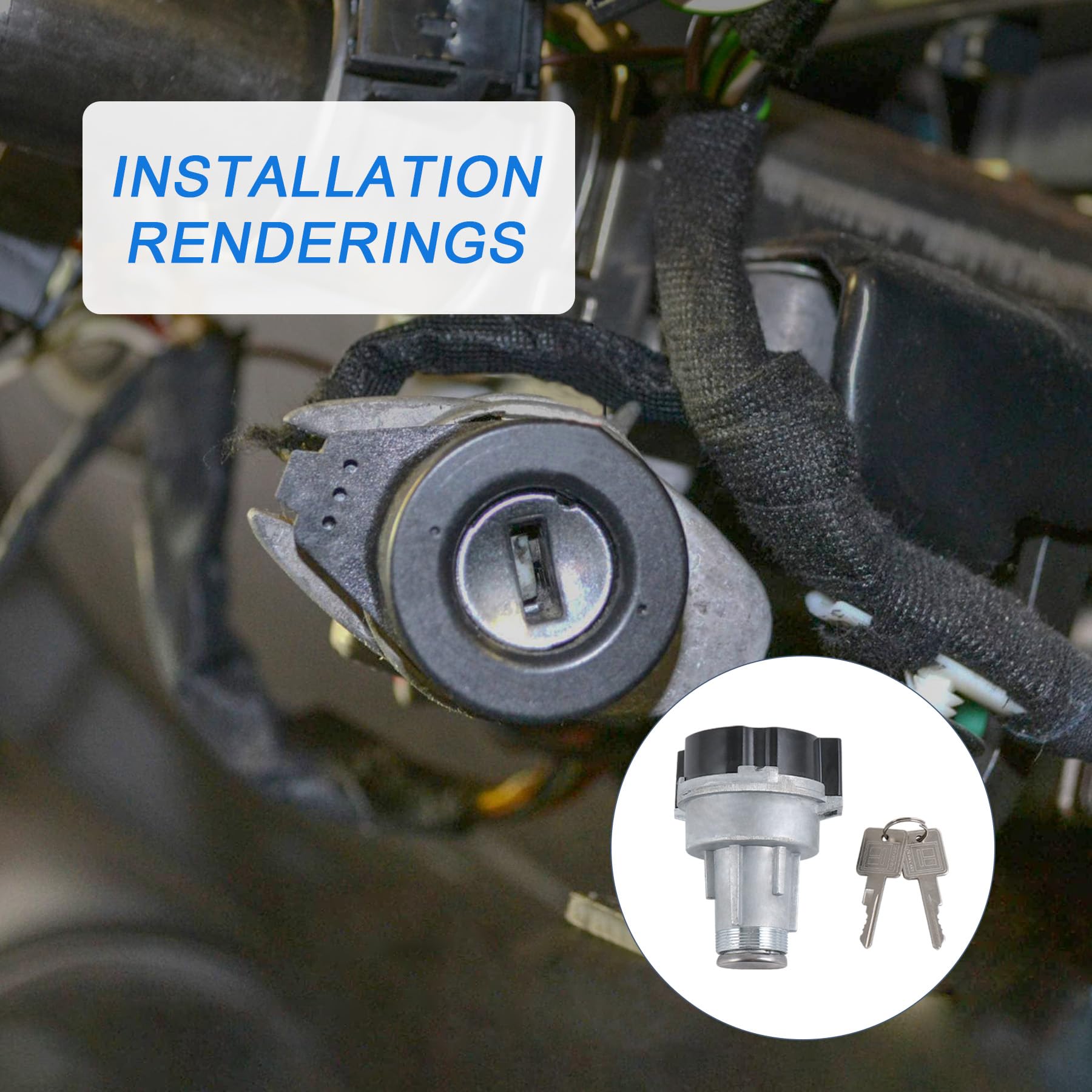 JDMSPEED alloy ignition lock material close-up emphasizing durability