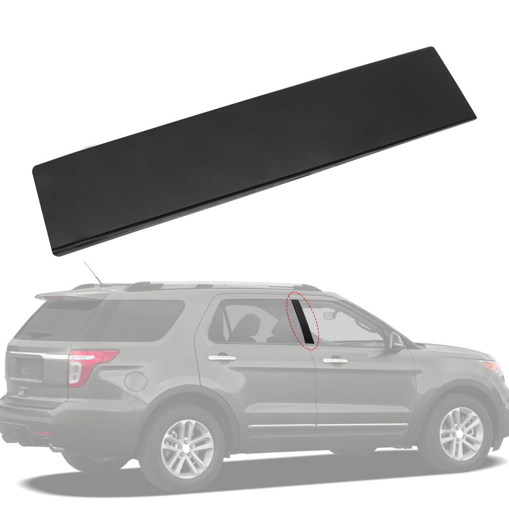 JDMSPEED B Pillar Molding front-right Explorer gloss black exterior upgrade