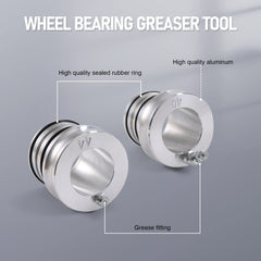 Fits both 44mm and 40mm bearings for Polaris UTVs