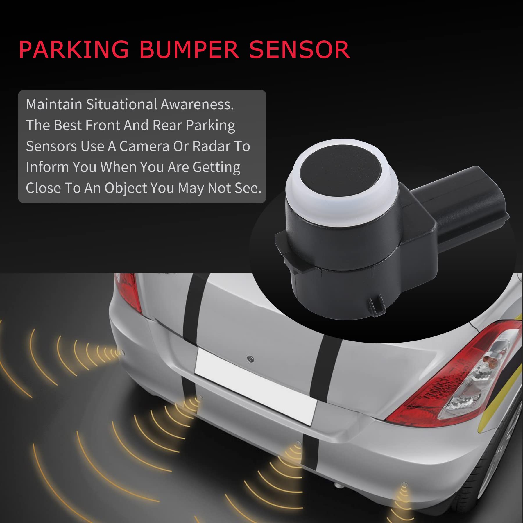 JDMSPEED Chevy Cadillac GMC parking sensor 4pc ensures consistent sensitivity