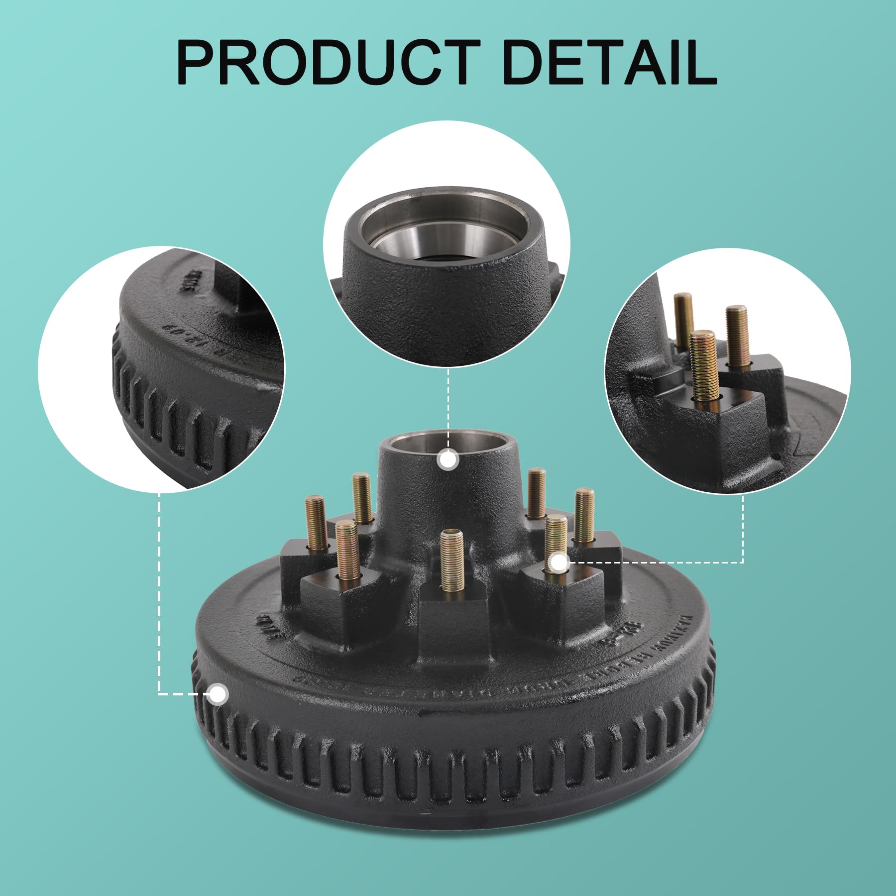 JDMSPEED cone wheel nuts included for secure mounting.