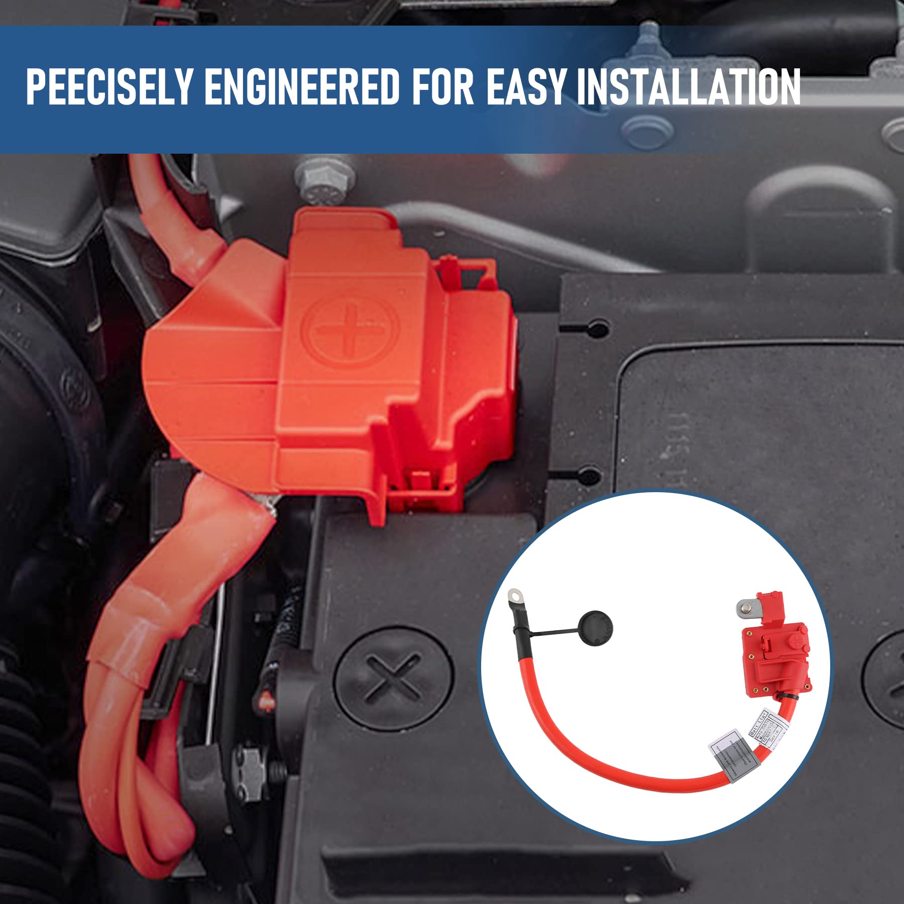 JDMSPEED corrosion-resistant terminal wire protects inner conductor.