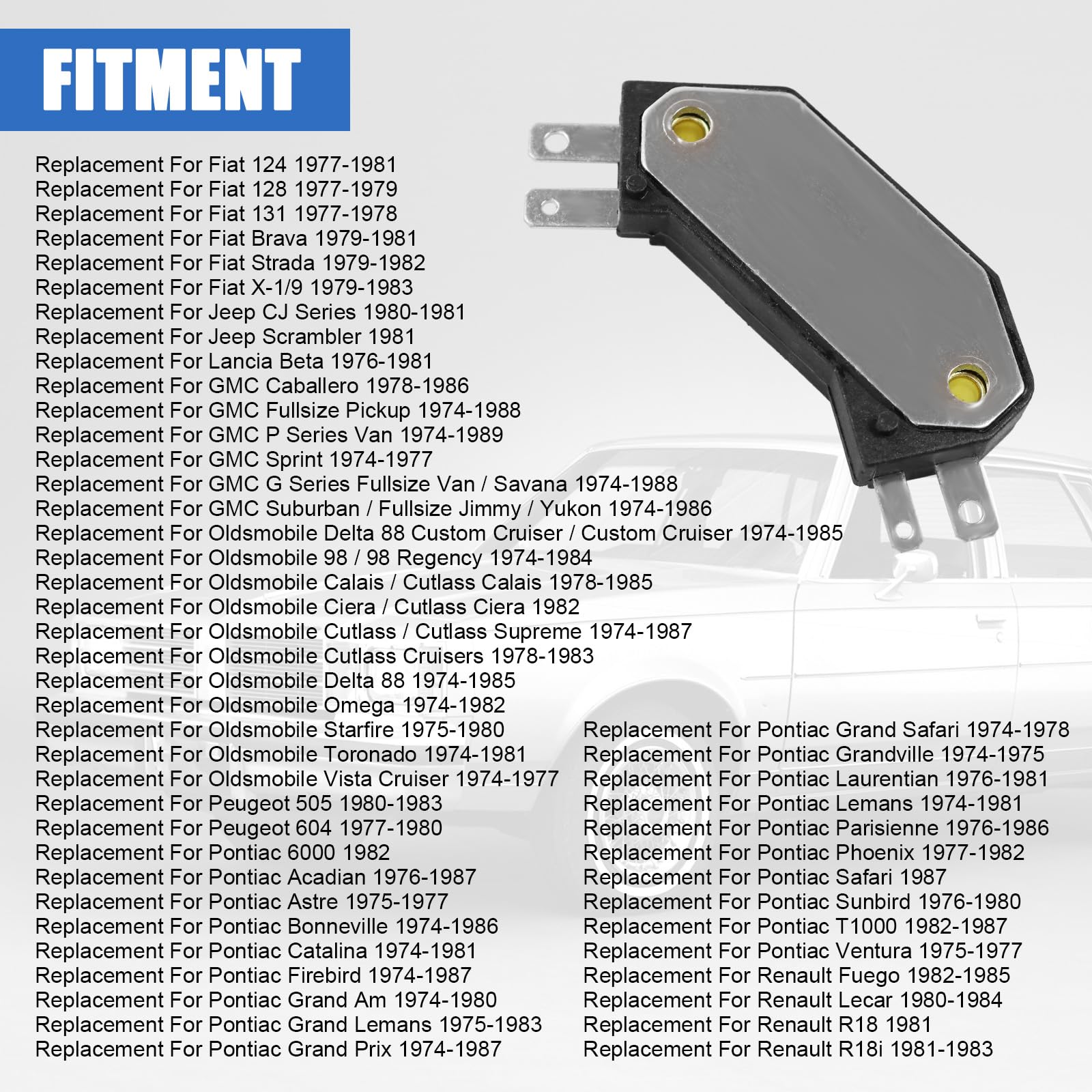JDMSPEED ignition module with distributor connection supports simple plug-in installation.