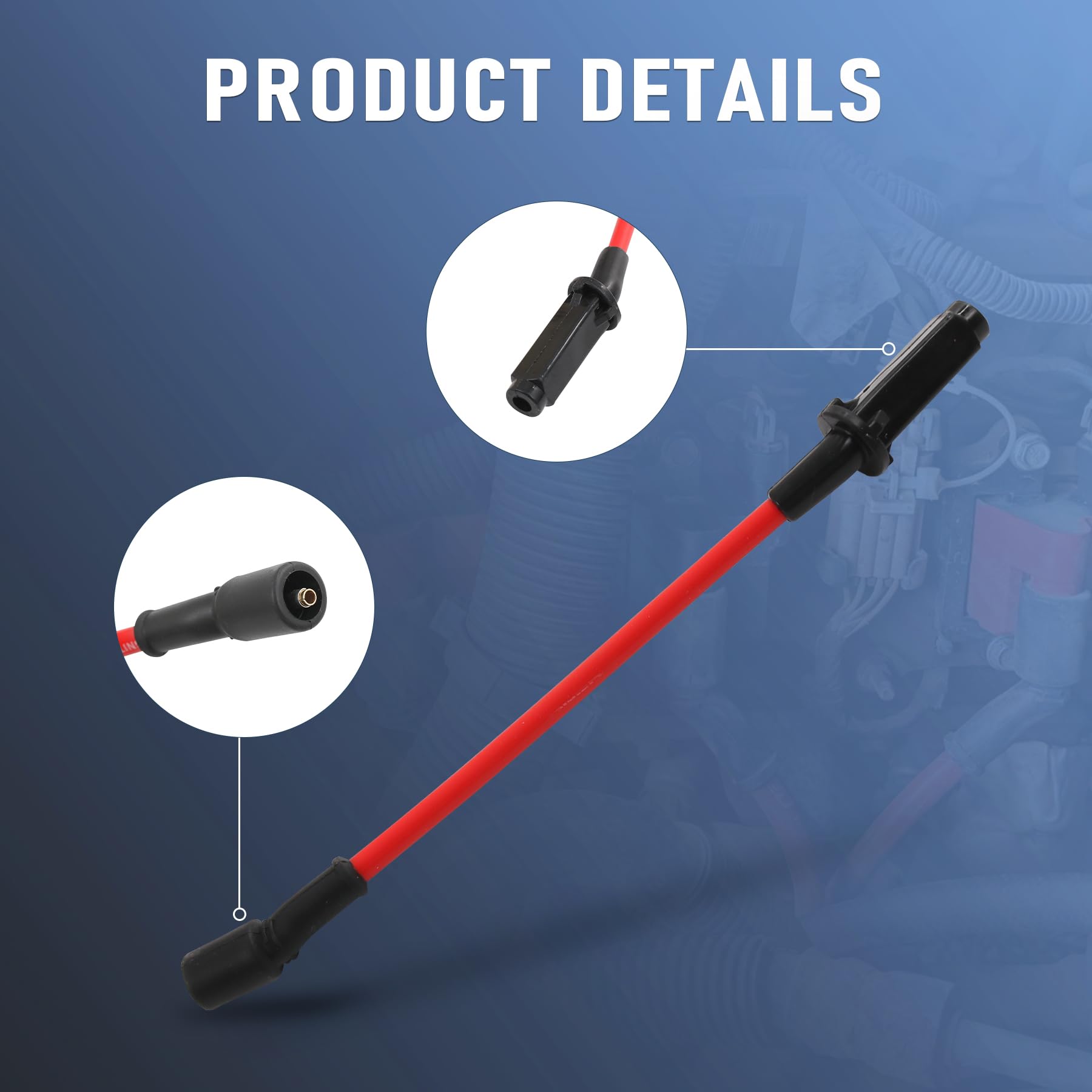 JDMSPEED high-strength sleeve image focusing on durable insulation protecting connections during vibration.