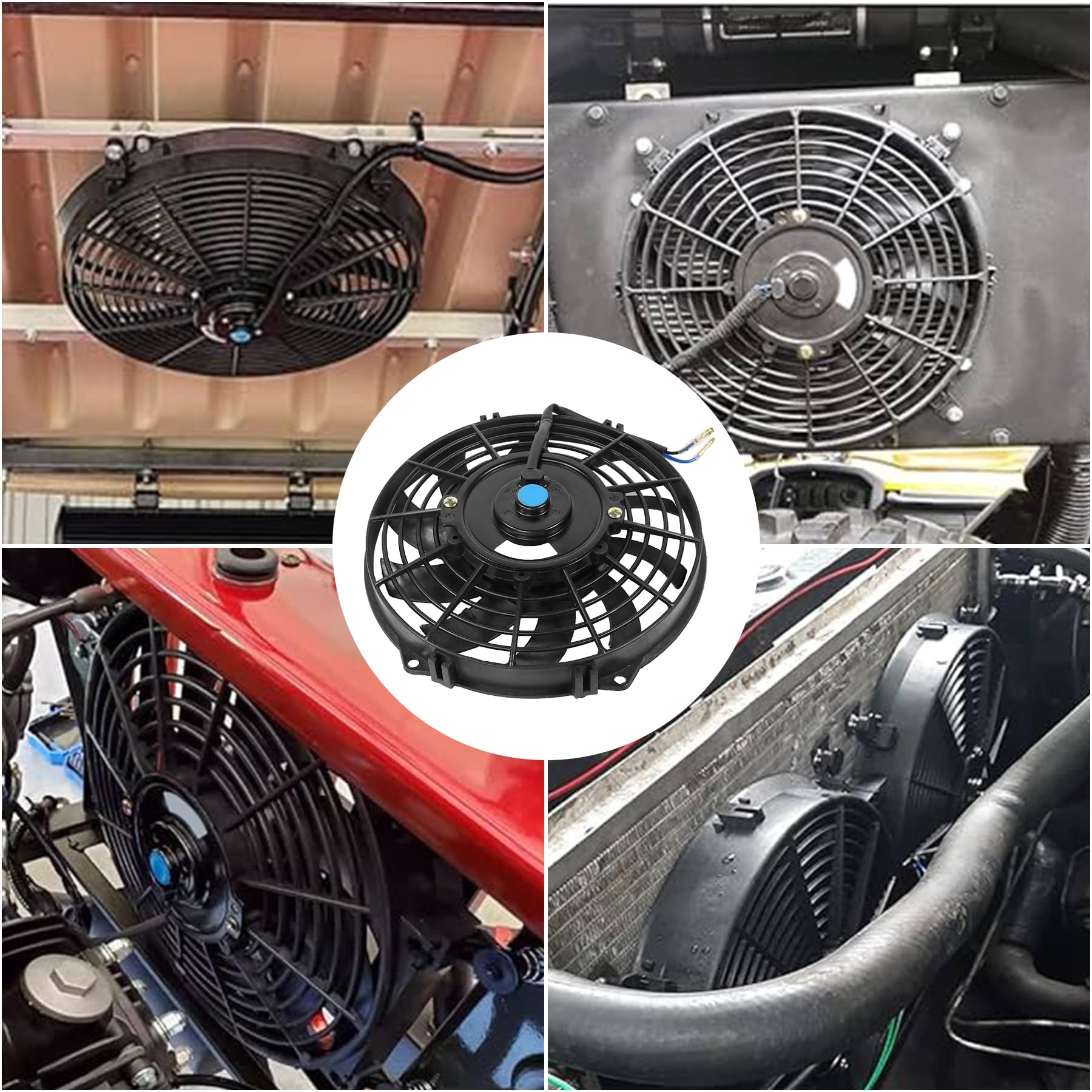 JDMSPEED engine bay cooling demonstrates full-system airflow across radiator and accessories.