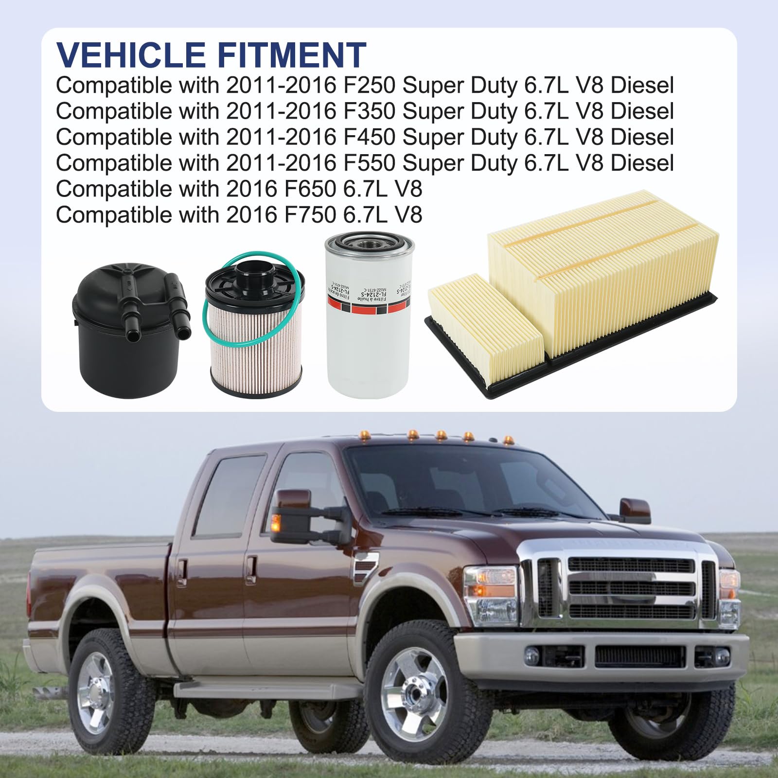 JDMSPEED FD4615 fuel filter element designed for heavy-duty diesel engines