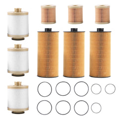 JDMSPEED Ford 6.0L turbo diesel filter set assembly for FD4616 and FL2016.