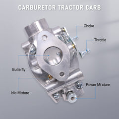JDMSPEED fuel inlet connector for Ford tractor carburetors