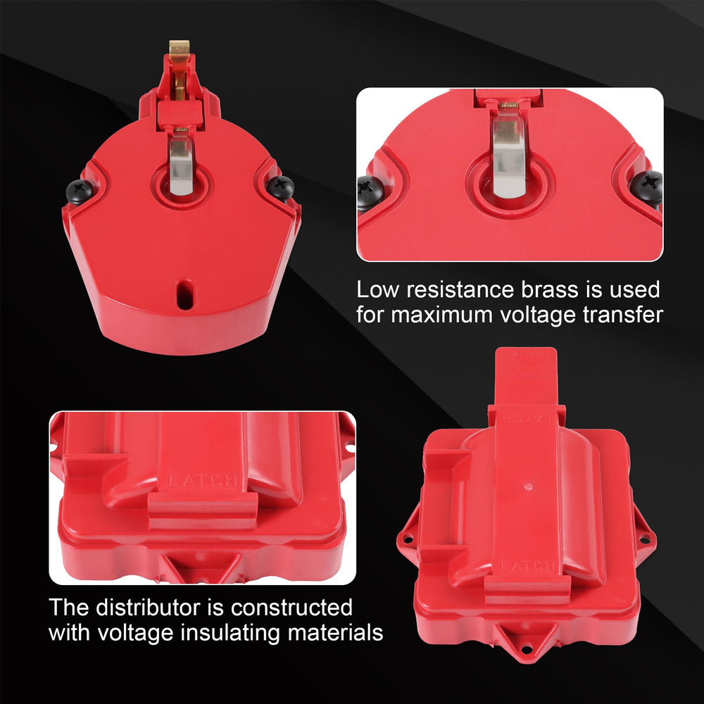 Brass terminals on the JDMSPEED cap indicating solid voltage transfer potential