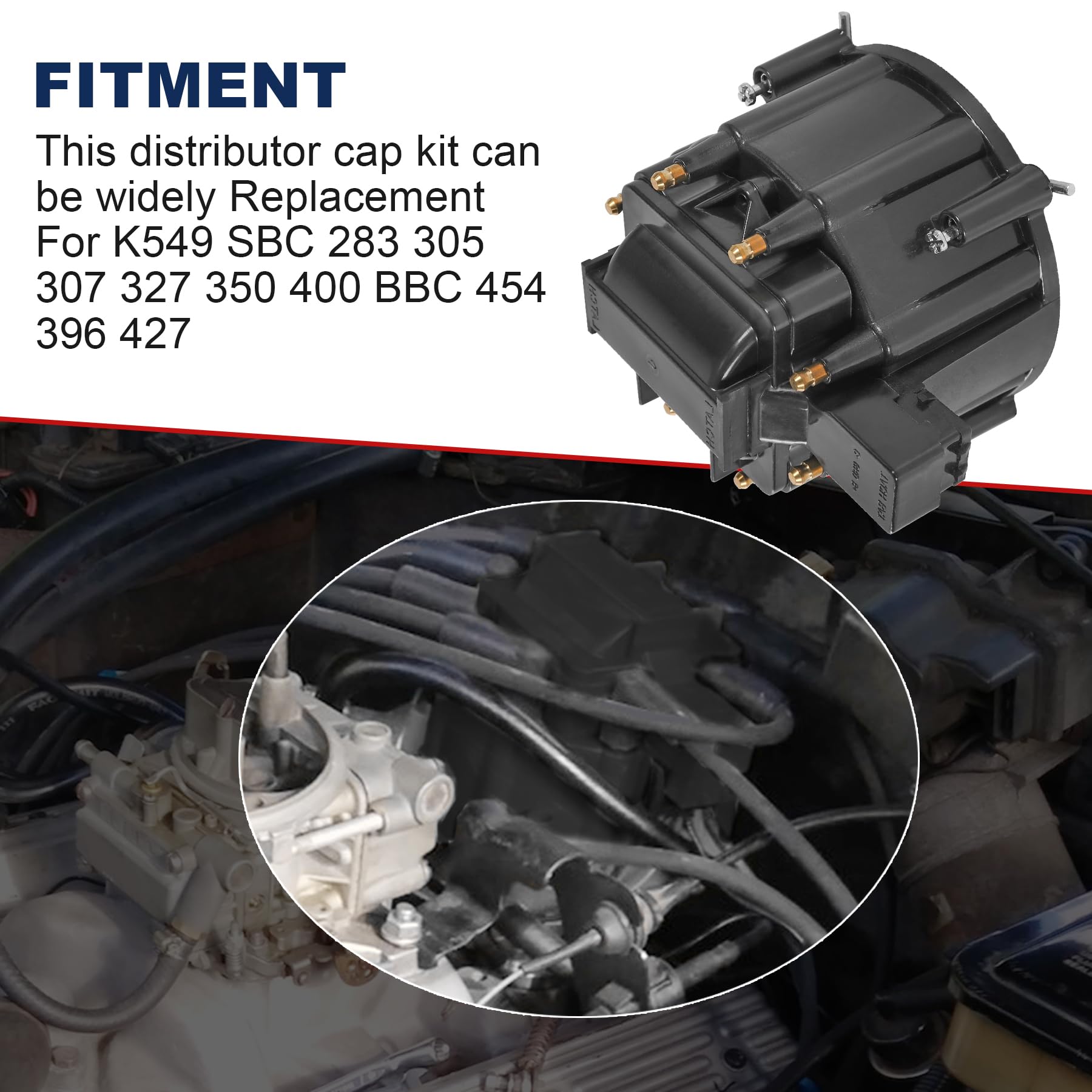 JDMSPEED HEI rotor kit with brass terminals for improved spark delivery